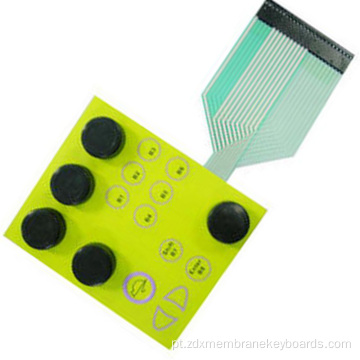 novidades vendas quentes teclado de membrana de silicone